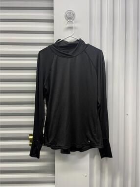 Apana Women’s Large Black Apana Long Sleeve Pullover Athletic Top